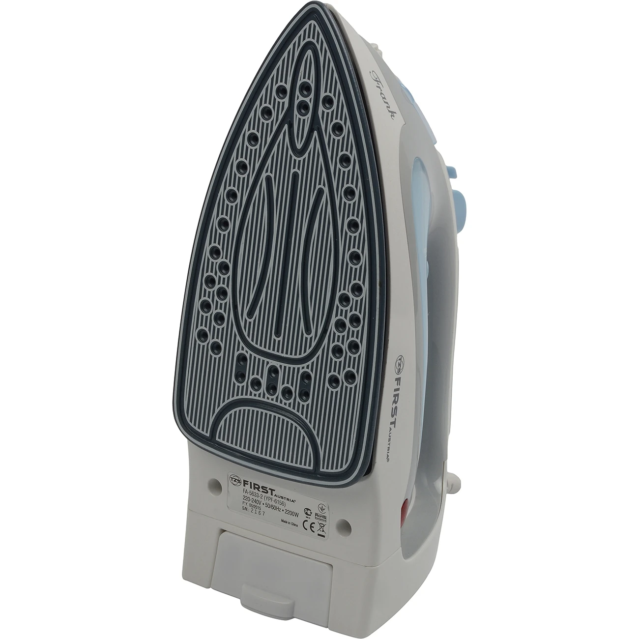 Утюг беспроводной FIRST FA-5633-2-BU (2200 Вт, 180 мл, голубой)
