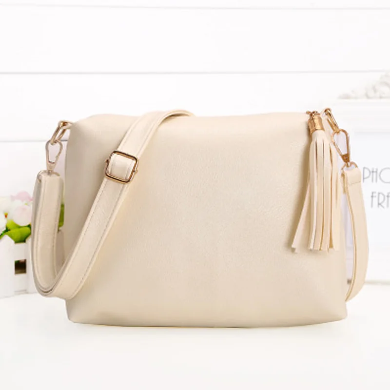 Bokinslon حقائب كتف للنساء الأزياء بو الجلود امرأة Crossbody حقيبة بلون صغيرة الطازجة المرأة العلامة التجارية شعبية أكياس جديد