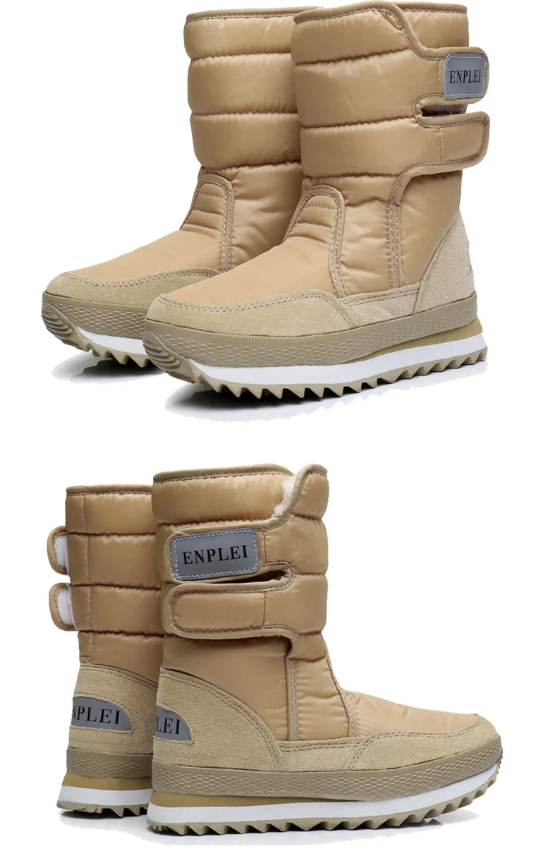 LTARTA/ г. Женские ботинки на платформе, плотные, теплые, влагостойкие и противоскользящие, большие размеры, влагостойкие, Xz-27