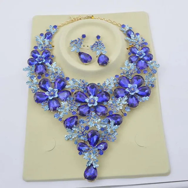 Buy 8 color Bridal Jewelry Set Wedding
