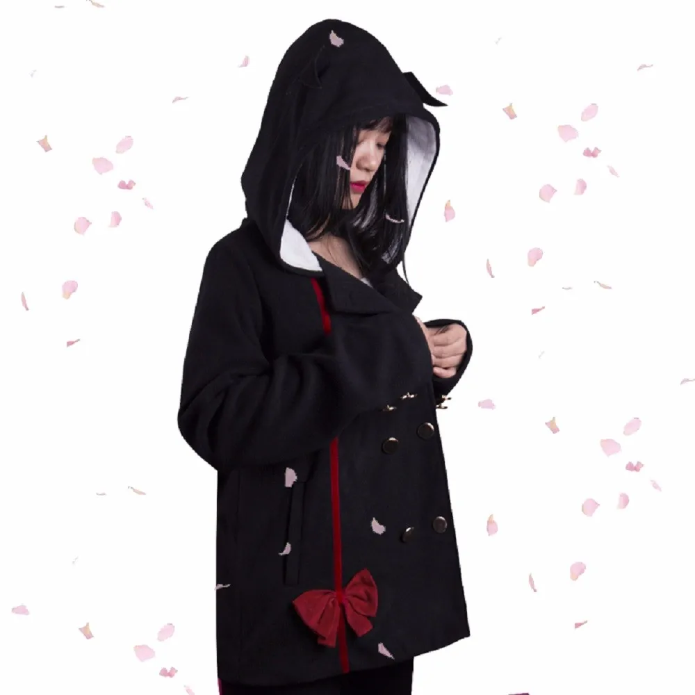 Anime Seraph of the end Krul Tepes Hoodies Cosplay Cotton Jackets Winter Sweatshirts Cute Girl Coat Halloween (3)