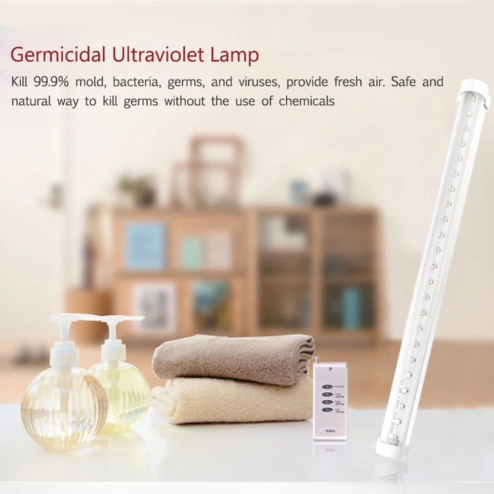 30 см светодиодный бактерицидный ультрафиолет лампа УФ свет бар Sterilamp свежий воздух SMD2835 для Ванная комната Кухня Туалет Спальня