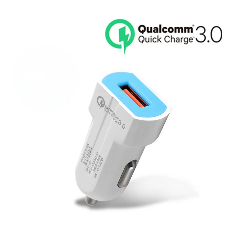 

5 PCS 5V 2.4A MINI Car Charger Quick Charge 3.0 Single Usb Car Charger QC3.0 USB Adapter Charger For iPhone XR XS XS max