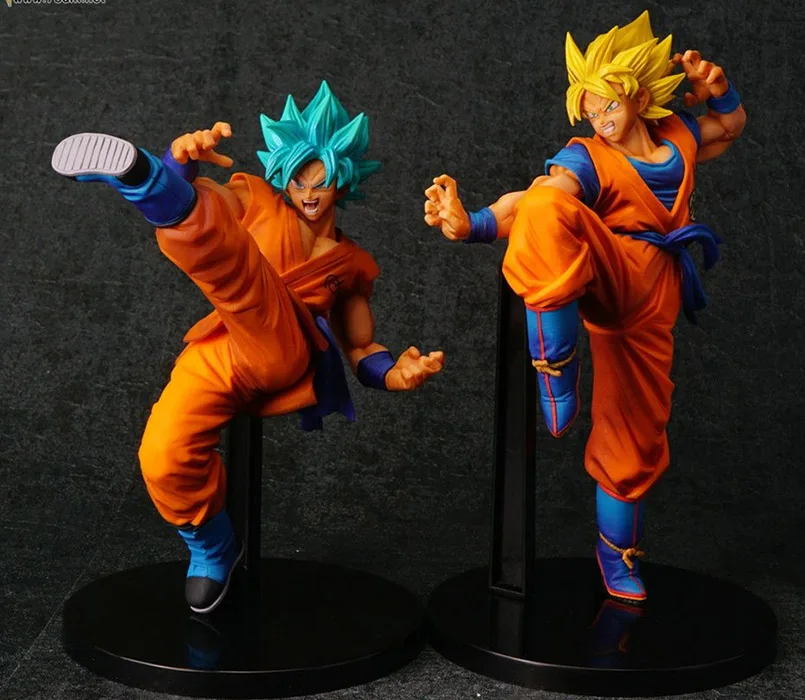 

20-24cm Anime Dragon Ball Figure Toys Dragon Ball Z Super Saiyan God PVC Action Figure Dragon Ball Super Collectible Model Toys