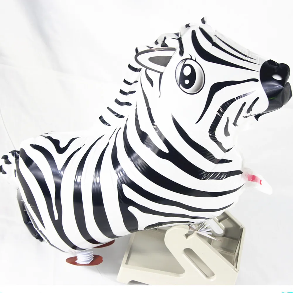 

New pet walking balloon animal balloon pony zebra inflatable children bionic toy