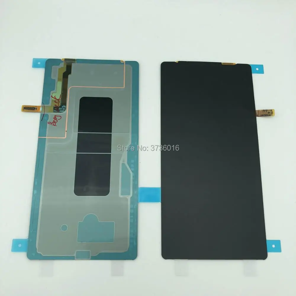 2 قطع LCD بخط اليد ملصقا مع الكابلات المرنة ل samsung ملاحظة 8 الكتابة التعريفي ورقة استبدال للهاتف المحمول إصلاح