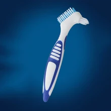 Двусторонняя протез Зубная щётка для эффективного протезы очистки и накладные зубы чище удобные Уход за зубами