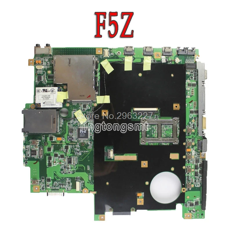 F5Z اللوحة REV2.0 NPZMB1000-B07 ل ASUS F5Z X50Z اللوحة المحمول F5Z اللوحة F5Z اللوحة اختبار 100% موافق