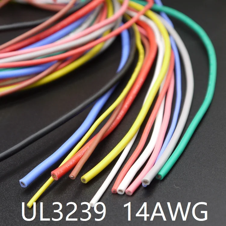 UL3239 14AWG Flexible Silicone Gel Wire 3000V Insulated Electric Cable