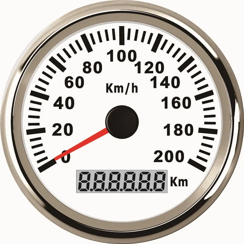 Универсальный 85 мм Спидометр Одометр Speedo Калибр 200 км/ч для автомобиля грузовик