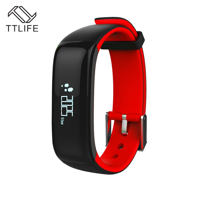TTLIFE P1 Bluetooth 4.0 Smart Wristband Blood Pressure Monitor Wearable