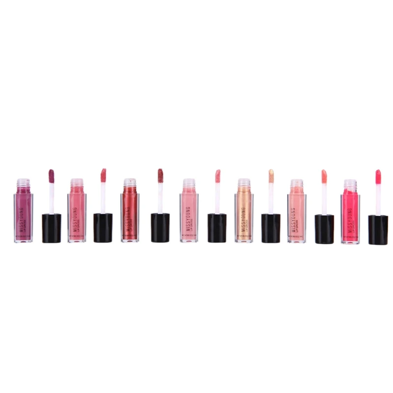 

Missyoung 7Pcs/Set Makeup Waterproof Matte Lipstick Long Lasting Lip Gloss Cosmetics Lipsticks For Women