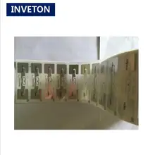 Беговая секундомерная микросхема гонка ранжирование системы impinj Monza инкрустация с пеной защиты smartrac smaruhf rfid метка наклейка Биб бирки