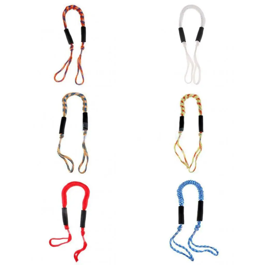 

3.5ft Nylon Marine Bungee Dock Line/Boat Mooring Rope Bungee Tie Stretch for Swimming Diving Fishing Boating Yacht Accessories