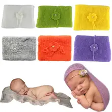 Реквизит для фотосъемки новорожденных, детское одеяло, мохеровые обертывания, аксессуары для новорожденных, Детские реквизиты для фотосессии@ ZJF