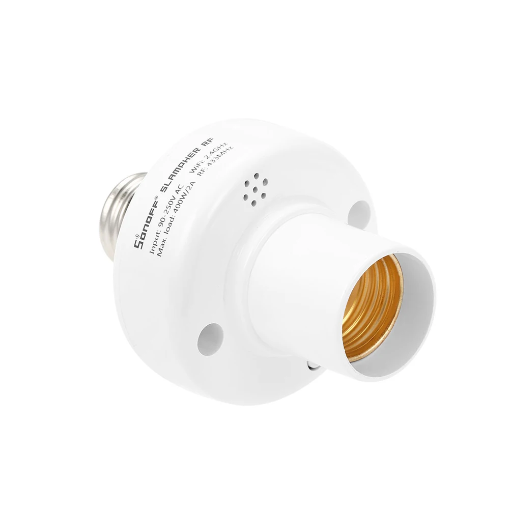 Умная лампа Sonoff Slampher E27 433 с поддержкой Wi Fi и голосовым управлением|Модули для