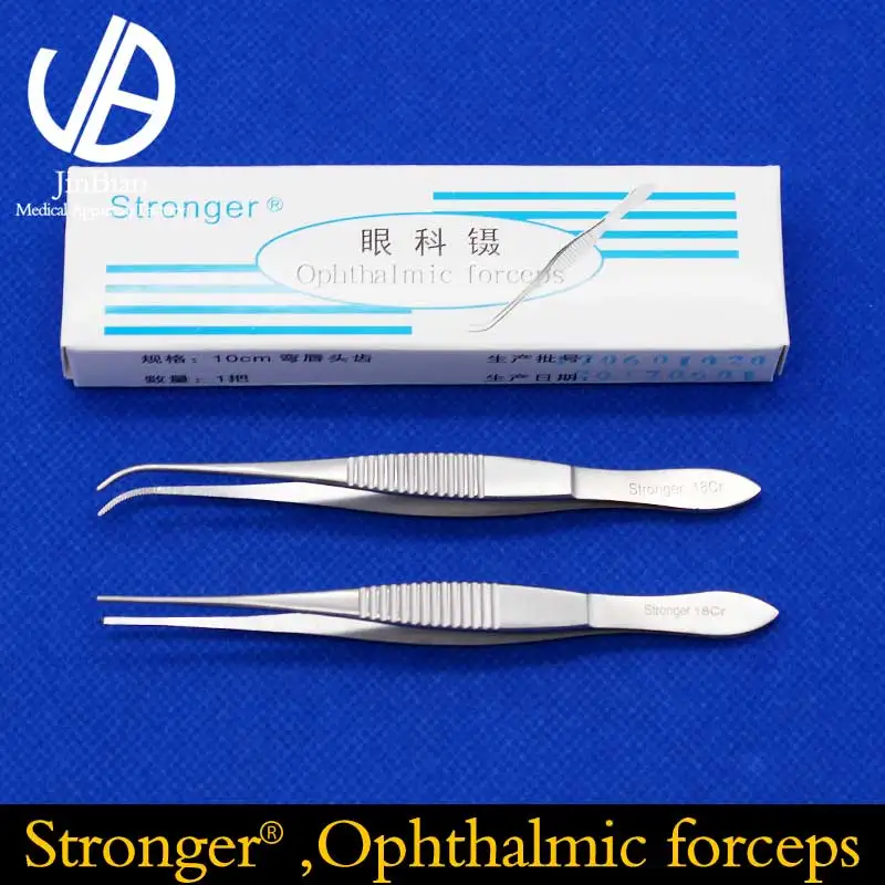

Ophthalmic forceps Tooth bending 1 × 2 Lip tooth head ophthalmic instruments Double eyelid tool ophthalmic forceps