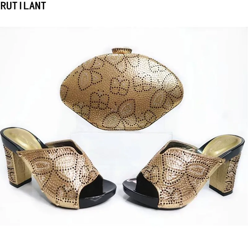 Women Italian African Party Pumps Shoes and Bags Envio