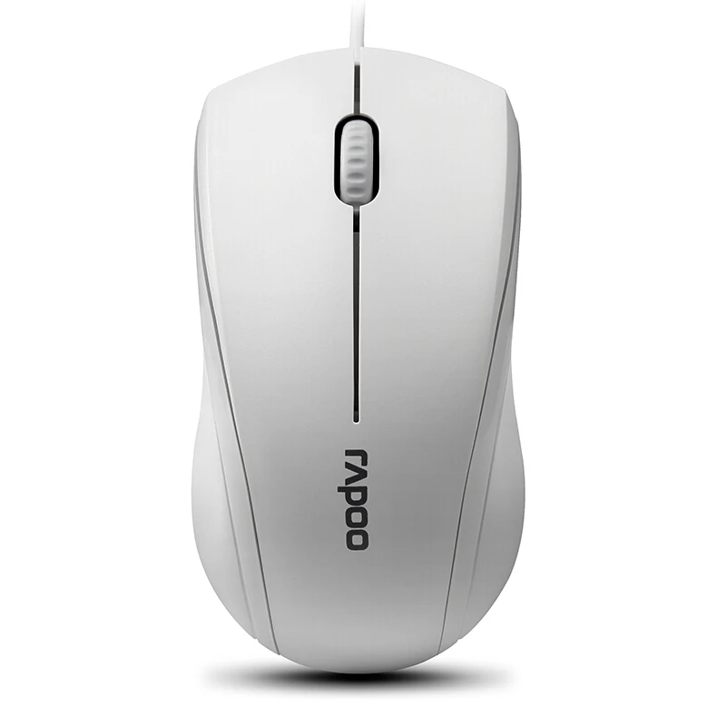 Rapoo N1600 оригинальная оптическая проводная мышь с 1000 dpi USB Бесшумная прочная