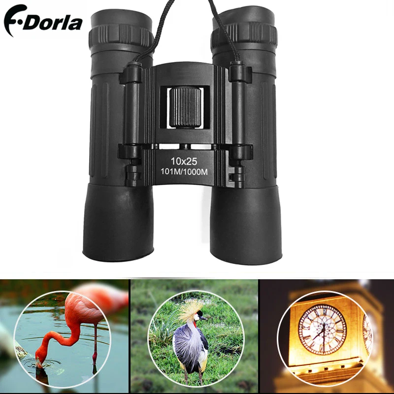 25mm Diameter Portable Compact Mini Pocket 10X25 Binoculars Telescope