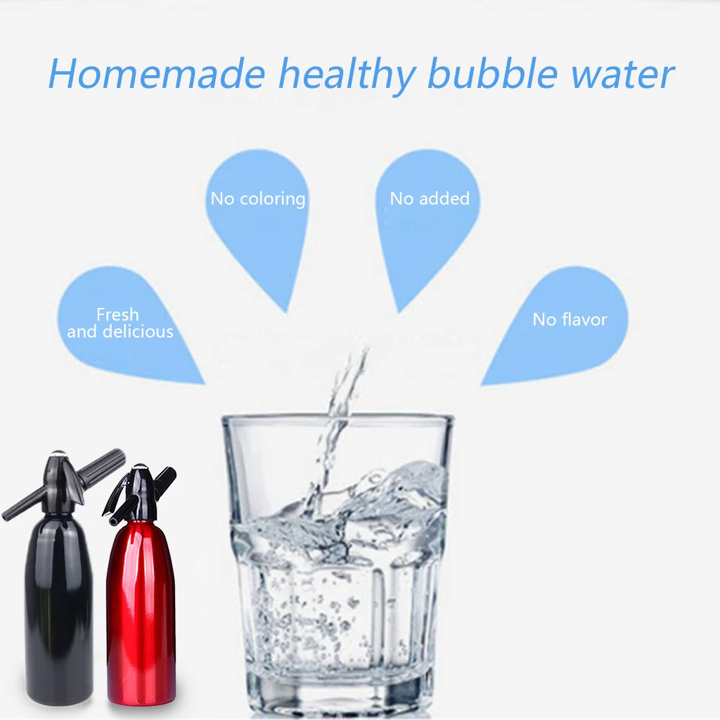 Soda Water Siphon Home Drink Juice Machine Bar Beer Soda Syphon Maker Steel Bottle Soda Stream Foam