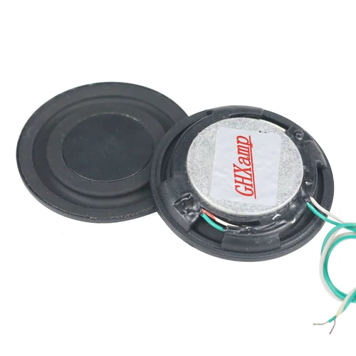 GHXAMP 1.5 인치 8OHM 6W 풀 레인지 초박형 스피커 유닛, 데스크탑베이스 진동 다이어프램 2 개 2