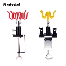 Nasedal kit de suporte de gravidade para airbrush, suporte para pintura de ar, 4 braçadeiras, suporte de mesa estação de estação