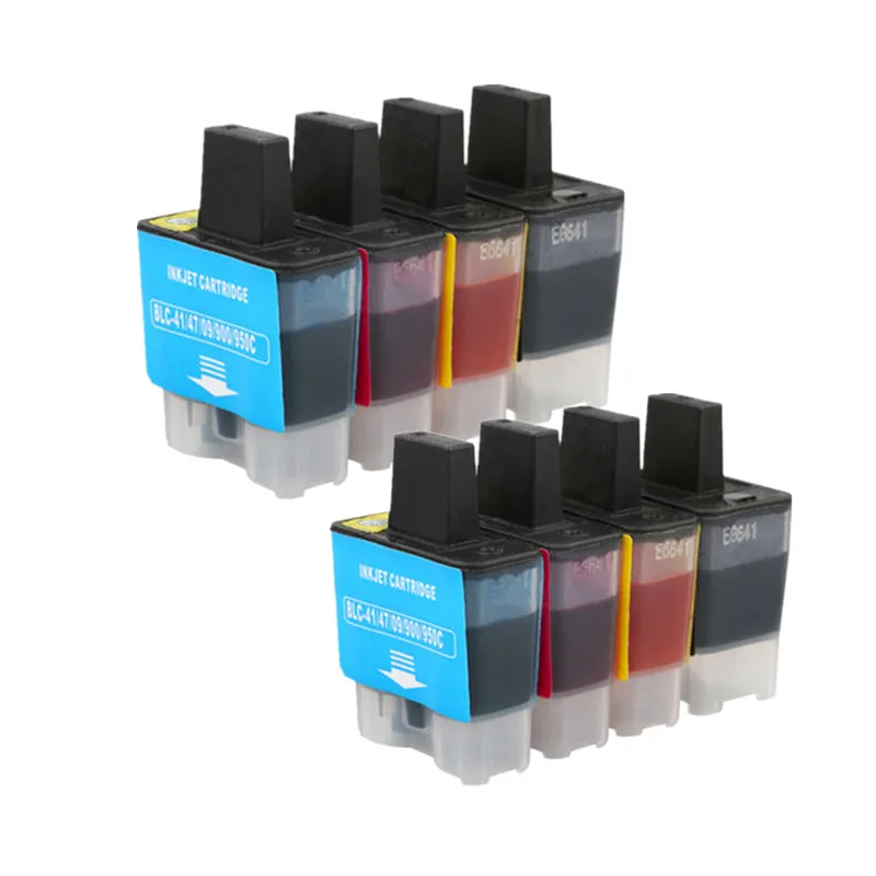 8x LC950 LC900 LC47 LC41 LC09 Ink Cartridges Compatible For Brother MFC 210C MFC 215C MFC 410CN