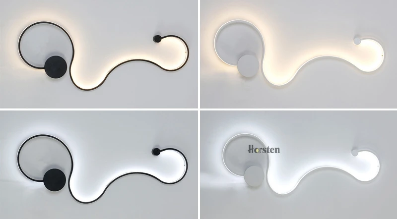 Creative Postmodern Minimalist LED Wall Light Personalized Nordic Wall Lamp For Bedroom Living Room Corridor Hotel Restaurant (14)