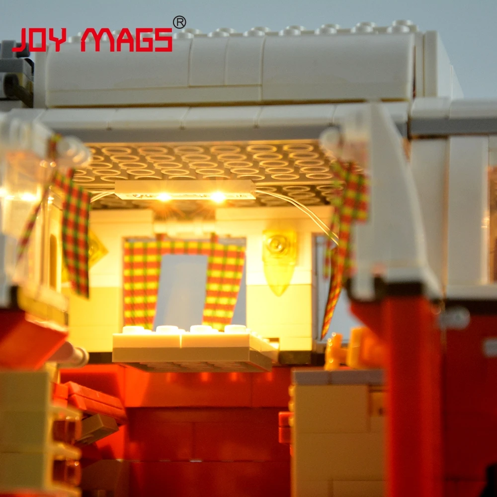JOY MAGS Led Light Kit for 10220 T1 Camper Van Building Blocks Compatible With 21001/10569 ，(NOT Include The Model) images - 6