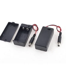 2,1x5,5 мм штекер коробка держатель w Крышка для 9 V батареи