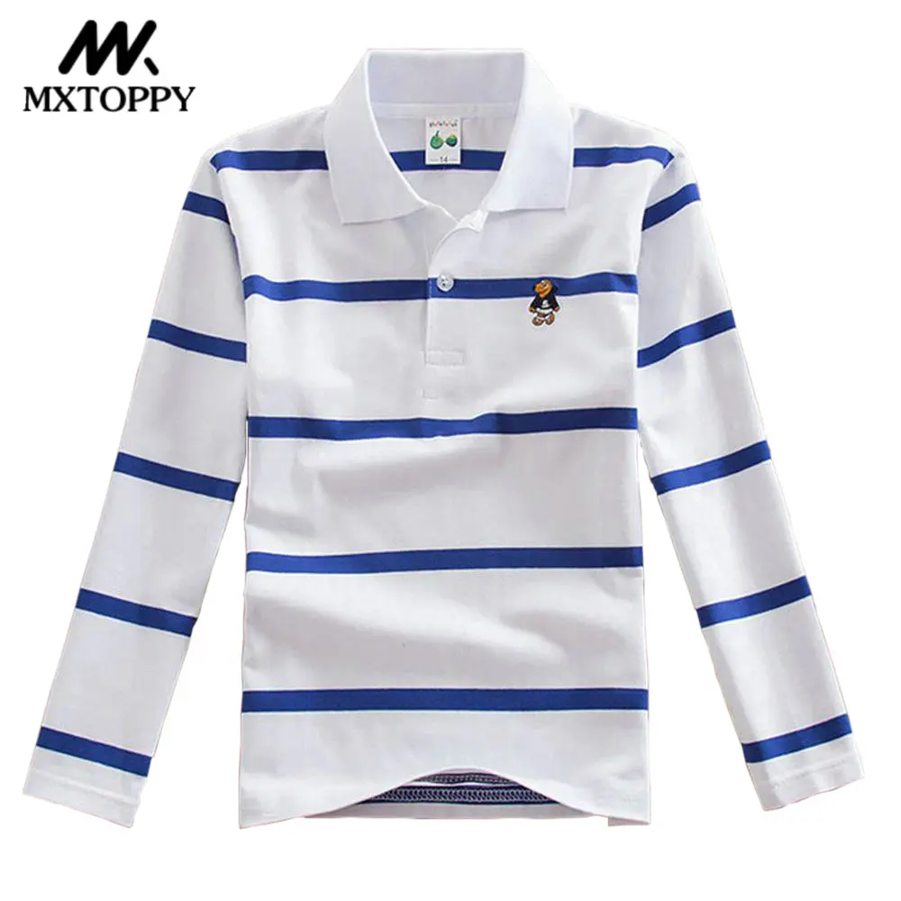 MXTOPPY Brand Boys Tops 2018 New Long Sleeve Striped T-Shirt For Boys Clothes Kid Boys T-Shirt MXTOPPY Brand Boys Tops 2018 New Long Sleeve Striped T-Shirt For Boys Clothes Kid Boys T-Shirt
