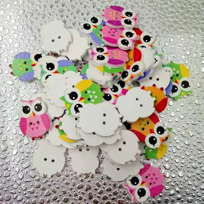 100 шт. милая сова фотосессия Скрапбукинг сделай сам (смешанные цвета)|crafts diy|craft sewing