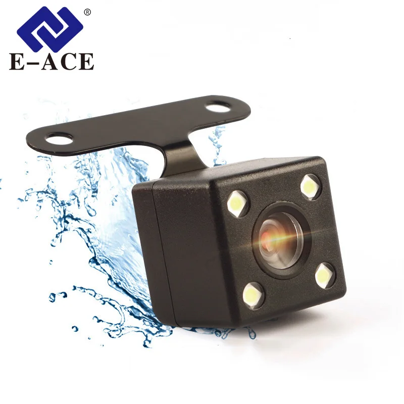 

E-ACE Car Rear View Camara 4 Led Auto Reversing Parking Camera Night Vision Waterproof Backup Camera For E-ACE Dvr