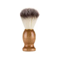 Кисти для бритья новые нейлоновые и Барсуки для бритья волос деревянная ручка для мужчин твердая деревянная оригинальная деревянная для бритья щетка парикмахерские инструменты