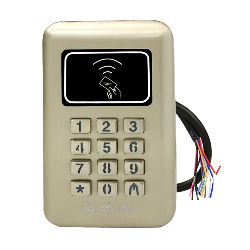 

Rfid Door Access Control Keypad Metal Case Durable Stand-alone Door Access Control System 125KHz for Home Security