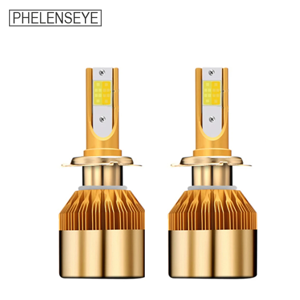 Двойной Цвет CS Cветодиодные лампы для авто фары led лампа ходовые огни лед диодные