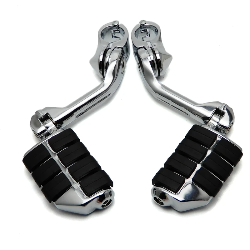 32mm (1-14)(1.25) Motorcycles Foot Pegs Long & Short Highway Clamps For Touring Electra Road King Street Glide for Honda New (17)