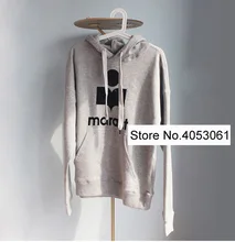 2018 Women Oversized Lounge-ready Style Hooded Cotton Sweatshirt Hoodie With Dropped Shoulders & Front Logo & Kangaroo Pockets