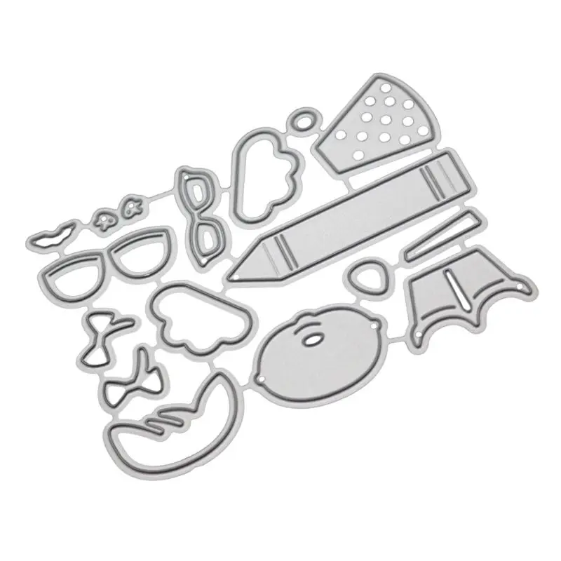 1 комплект для девочек металлический прорезной трафарет для окраски DIY Скрапбукинг штамп для альбомов тиснение бумаги ремесла Декор