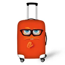 Emoji Design travel accessories suitcase protective covers 18-30 inch elastic luggage dust cover case stretchable Waterproof