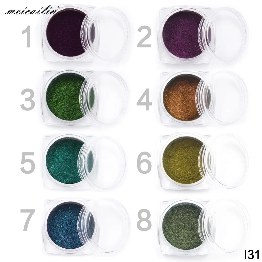 Chameleon Mirror Nail Glitters Powder1