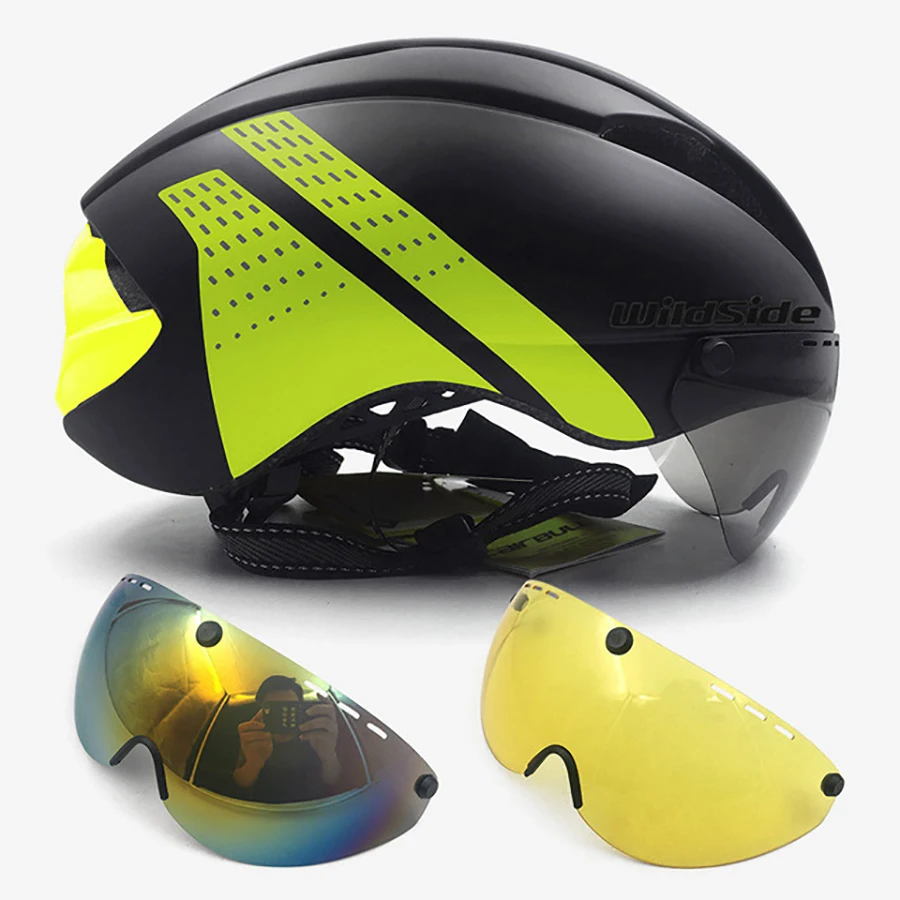 Ultralight 3 Lens Aero Goggles Bicycle Helmet Road mtb bike Riding Mens