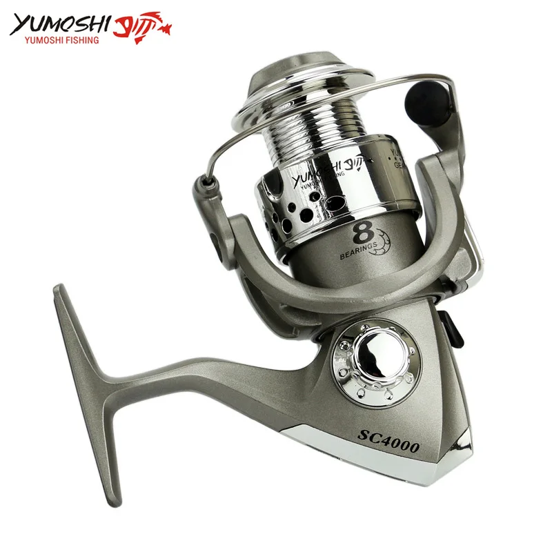 2017NEW SC 1000 - 7000 Fishing Reel 8Ball Bearings 5.5 : 1 Fishing Spinning Reel Foldable Exchangable Reel Handle For Fishing