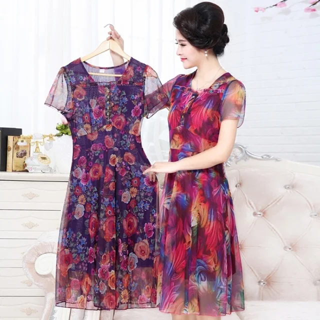 Summer Dresses For Older Women Dresses Middle Aged Women -5304