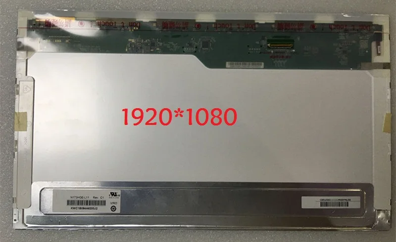 Ноутбук Экран для MSI GS70 GX70 3CC GL72 GS72 GE70 2OE из 2 предметов GE72 GT780DX GT70 GT72 N173HGE L11 1920*1080 B173RW01