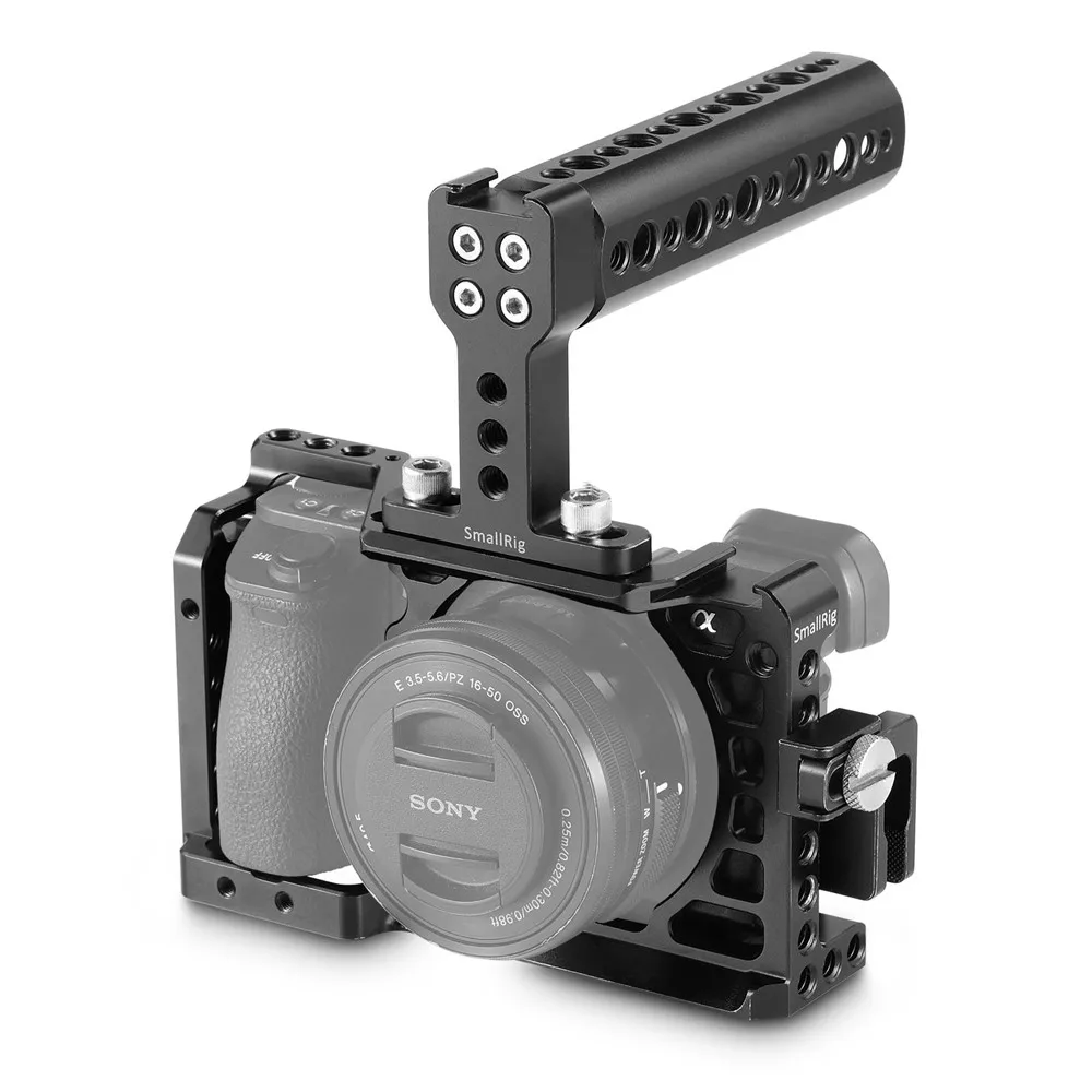 SmallRig Защитная клетка для камеры a6500 с верхней ручкой + зажим HDMI кабеля Sony A6500/A6300 Dslr