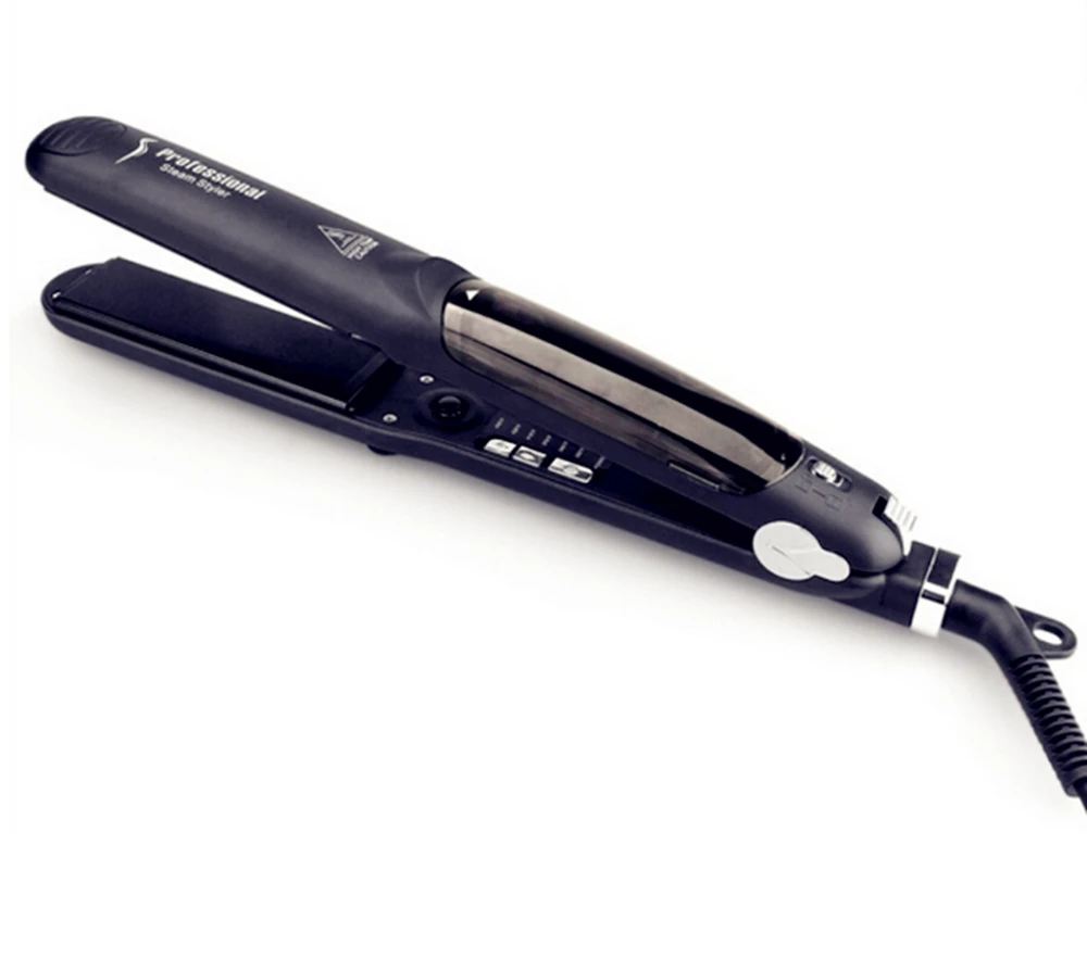 Утюжок для выпрямления волос с турмалиновым покрытием|steam hair straightener|flat ironhair