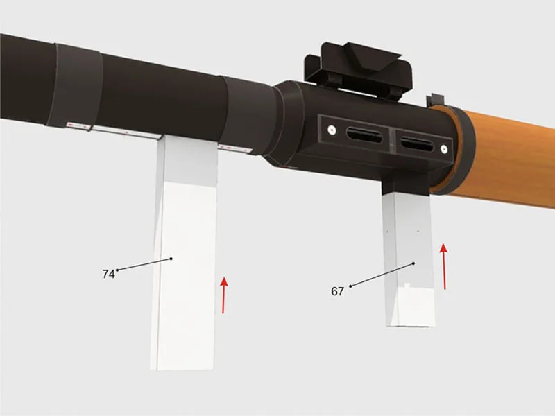 DIY 1:1 в натуральную величину RPG-7 пусковая Бумажная модель Сборка ручной работы 3D игра-головоломка детская игрушка