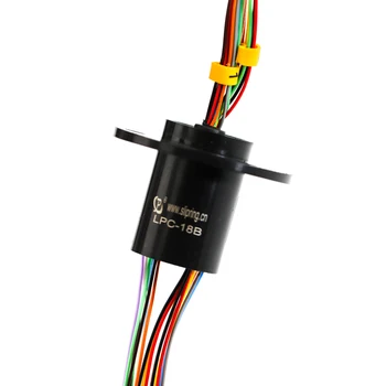

18 Circuits Capsule Slip Ring Smooth Running Reliable And Low Torque Transmitting Different Signals For Video Surveillance